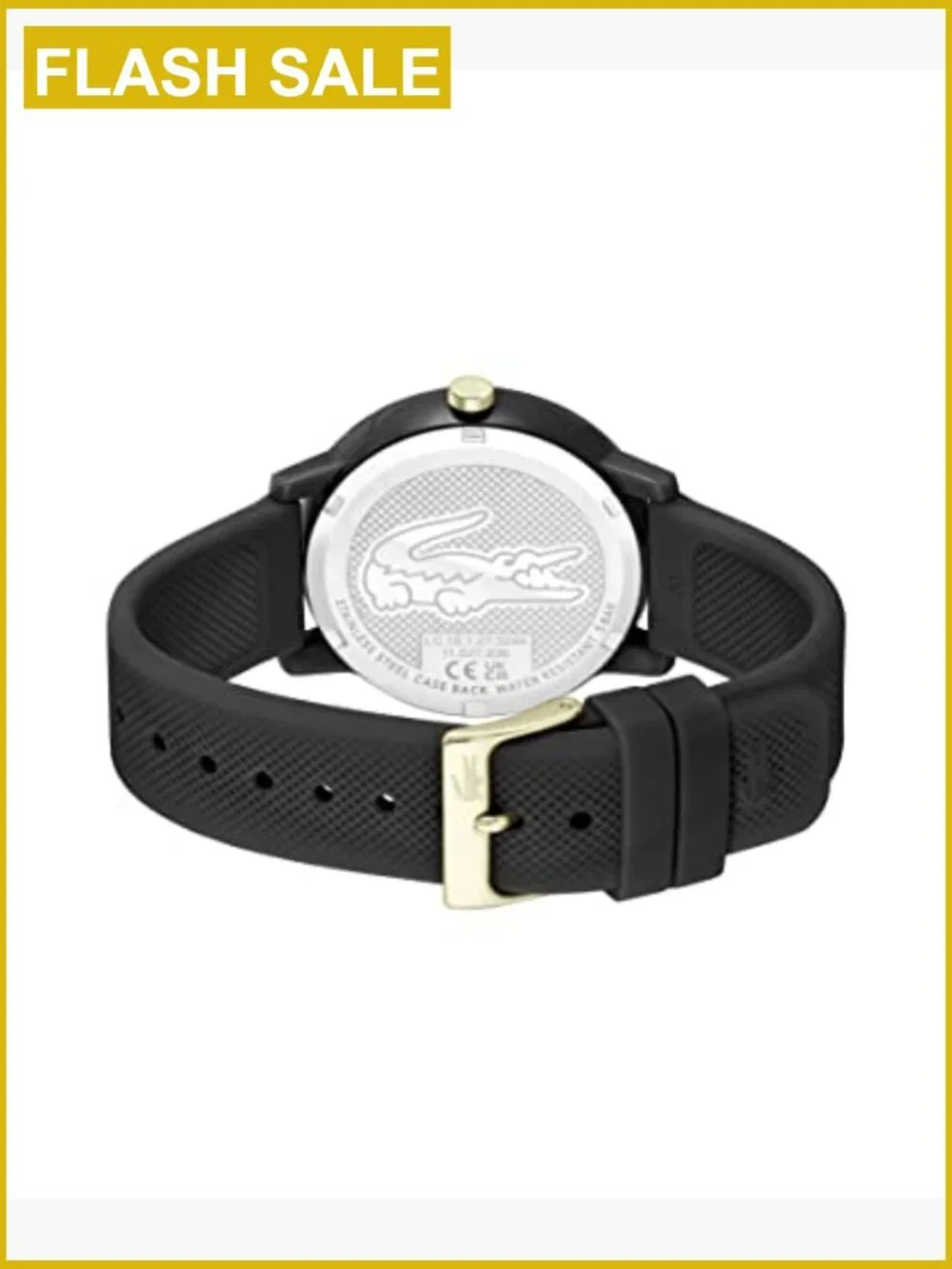 Men's Sporty Silicone Watch with Quartz Movement, TR90 Case, Mineral Crystal,